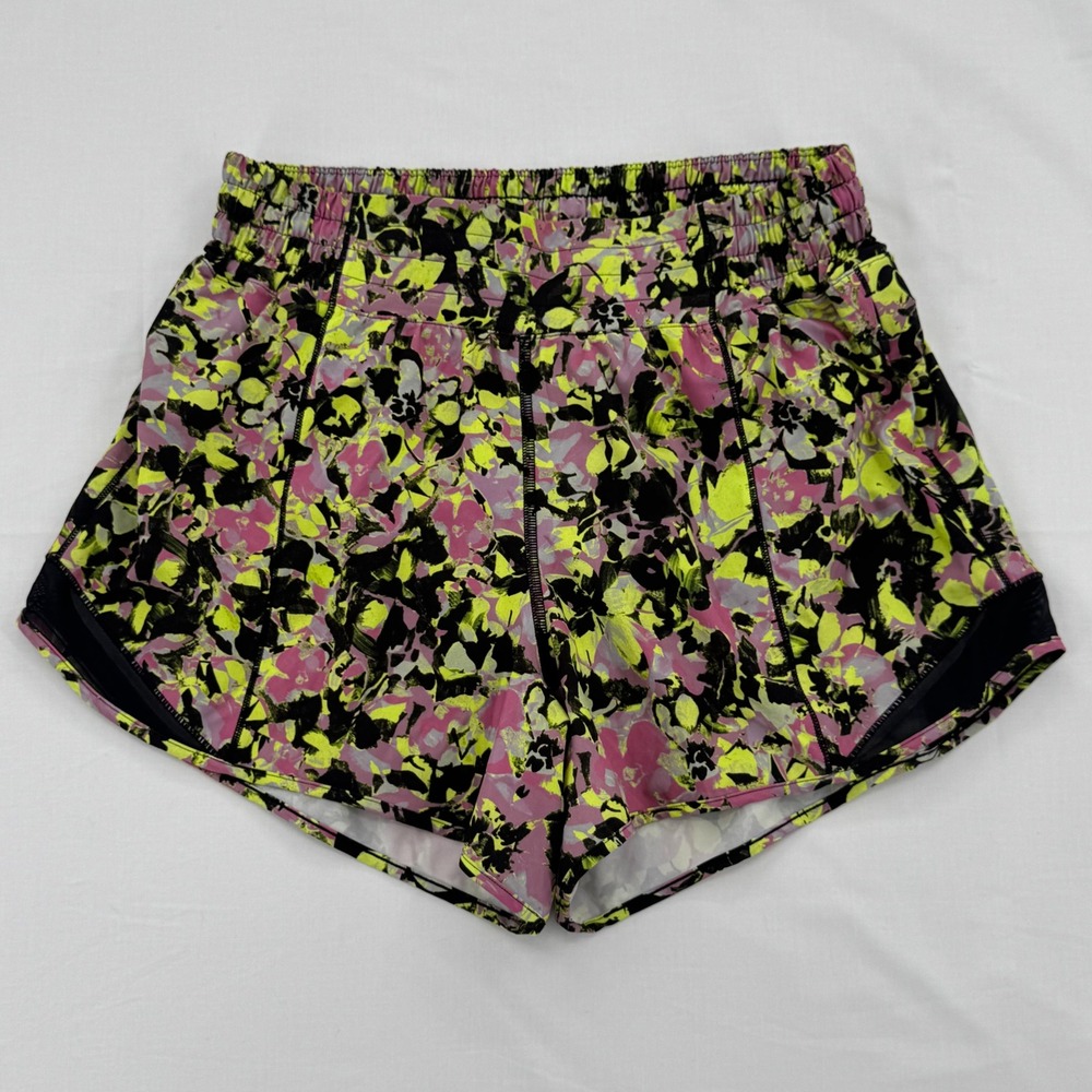 Rare Lululemon Hotty Hot High-Rise Lined Short 4" Size 8 Inflected Highlight - Picture 4 of 11